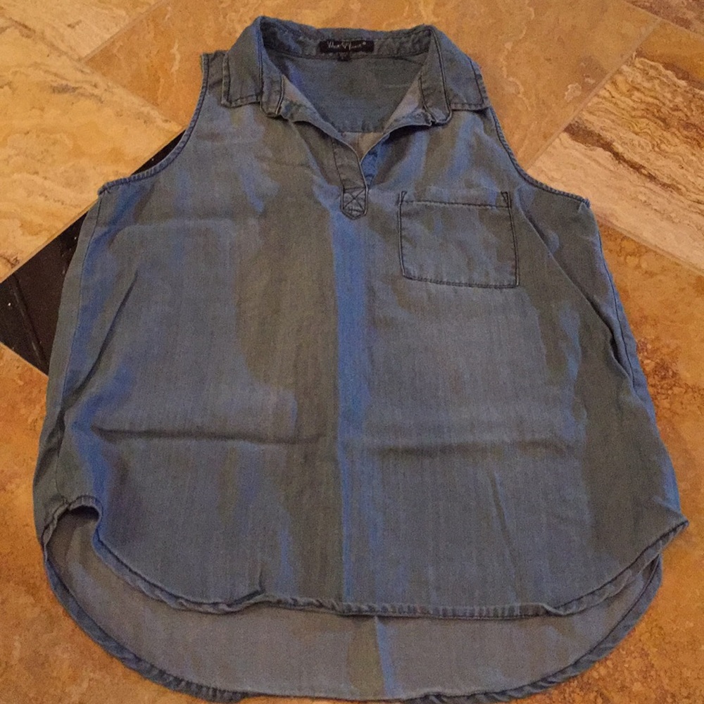 Velvet Heart Supersoft sleeveless tencel chambray